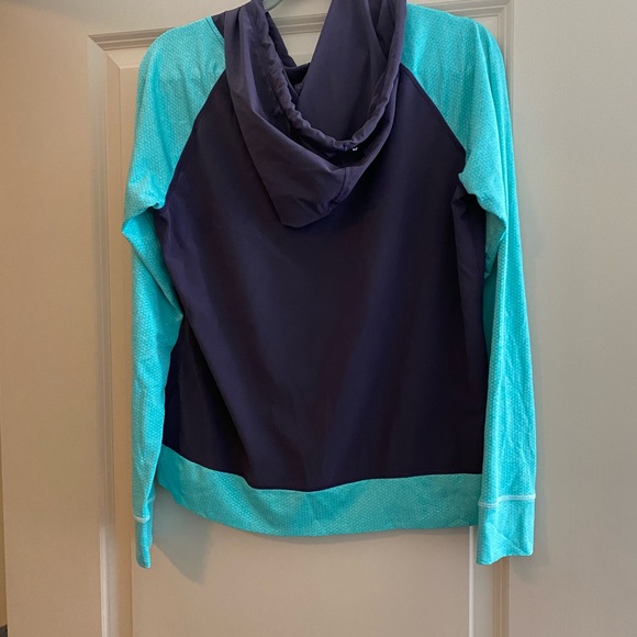 Heidi Klum for New Balance purple/teal hoodie, size M - Picture 3 of 5